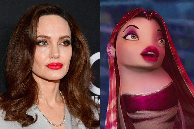 44337 Анджелина Джоли, Тина Кунаки, Уилл Смит и другие звезды, похожие на мультяшных и киногероев