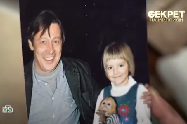 Михаил Ефремов с дочерью Анной-Марией