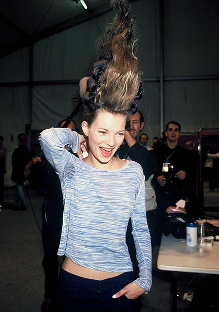 Кейт Мосс на Неделе моды в Лондоне в 1993 году