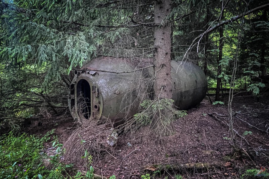 Парни нашли в лесу загадочный стальной цилиндр и показали что там внутри
