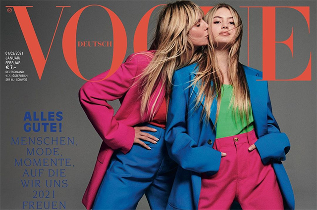 81845 16-летняя дочь Хайди Клум дебютировала на обложке Vogue