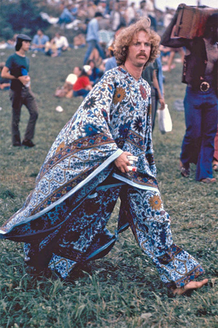 Посетитель фестиваля Вудсток, 1969 год