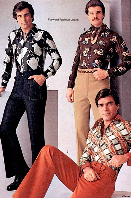 Мужская мода, 1970-е