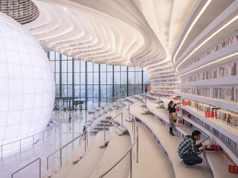 Самая крутая библиотека в мире открылась в Китае