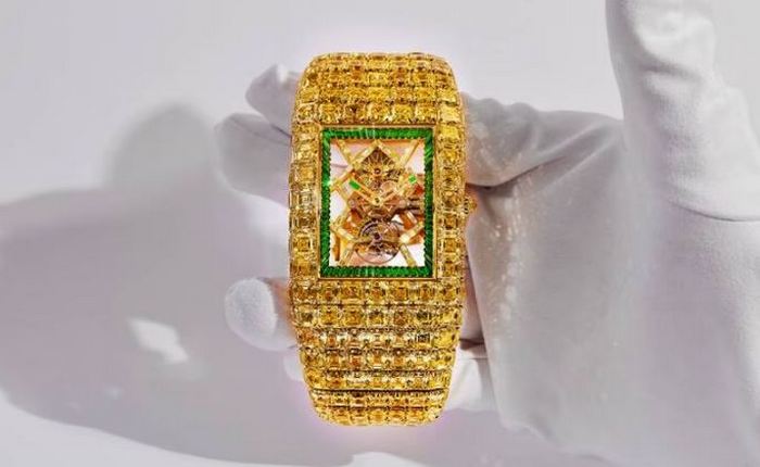 110493 Jacob & Co создал часы стоимостью 20 млн дол с 425 желтыми бриллиантами